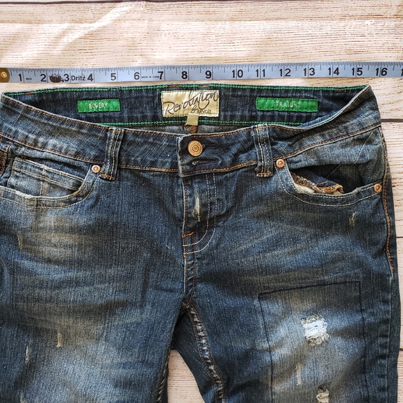 Revolution Bowery Straight Low Rise Jeans 7 - Picture 6 of 10